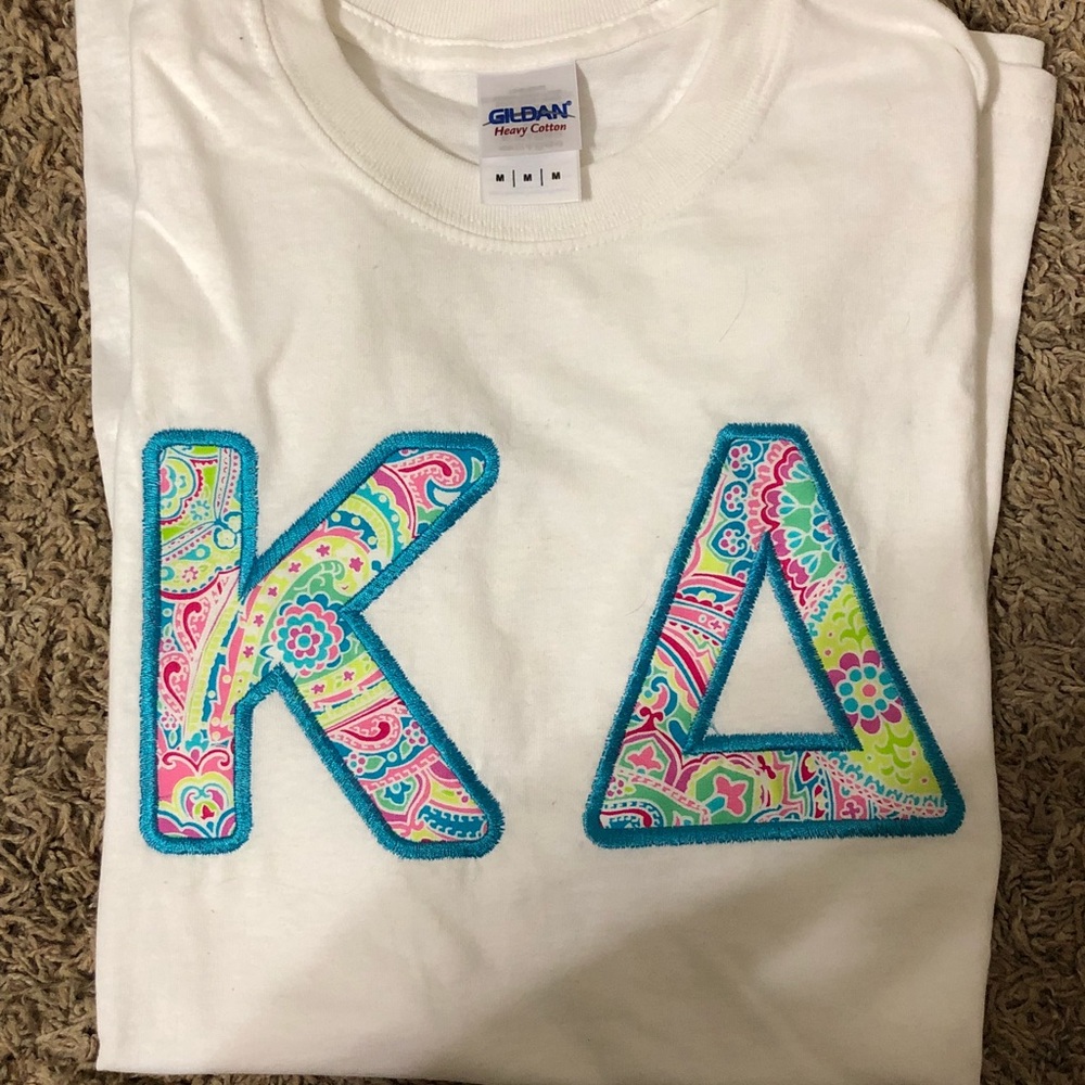 Kappa delta letters shirt